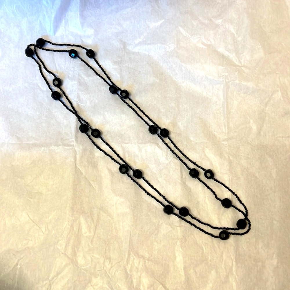 Long beaded necklace
